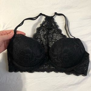 Push Up Lace Date Racerback front clasp